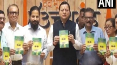 India News | Uttarakhand CM Dhami Launches Book 'Continuous Welfare of Students'