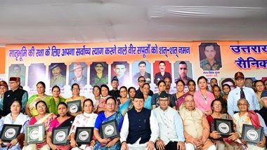 India News | Uttarakhand: CM Dhami Announces Welfare Measures for Ex-servicemen on Vijay Diwas