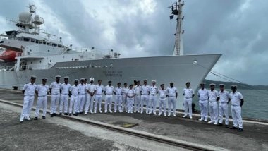 World News | USNS Bowditch Vessel Departs from Port Blair, Strengthens US-India Ties