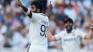 Sports News | Jasprit Bumrah Equals Ishant Sharma's Elite Test Record