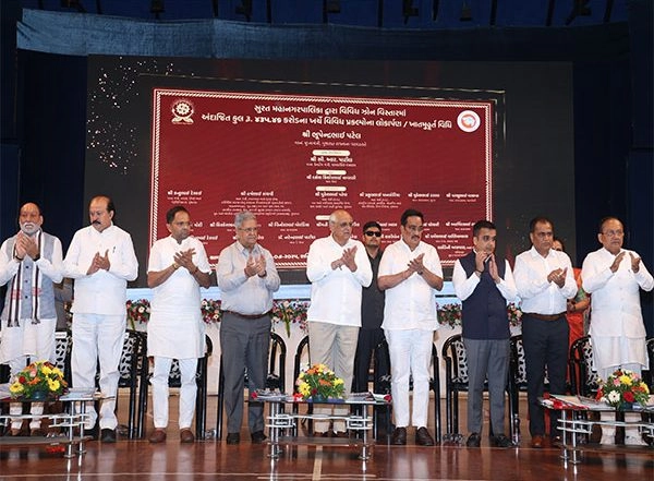 India News | Gujarat: Surat Projects Worth Rs 435 Crore Unveiled, CM Patel Lauds City's Swachh Bharat Strides