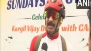 India News | Kargil is a Great Achievement of Ours: Participant in Fit India Sundays Cycle Ride Commemorating Vijay Diwas