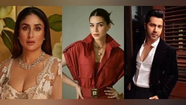 Entertainment News | Kareena Kapoor, Varun Dhawan Send Lovely Wishes to Birthday Girl Kriti Sanon