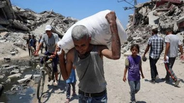 World News | Isarel Says It Allowed Aid Flow in Gaza to Avoid Sanctions