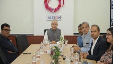 India News | Union Minister Ashwini Vaishnaw Reviews Operations at Savli Facility of Alstom in Vadodara