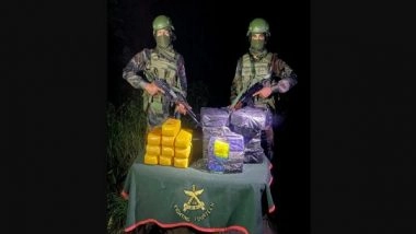 India News | Assam Rifles Seizes Drugs Worth Rs 40 Crore in Mizoram's Zokhawthar