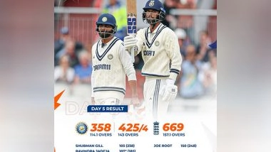 Sports News | Manchester Test: Tons from Gill, Jadeja, and Sundar Pull off a Stellar Draw for India Against England