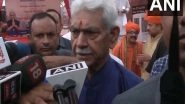 India News | J-K LG Manoj Sinha Flags off 1st Batch of Budha Amarnath Yatra from Jammu