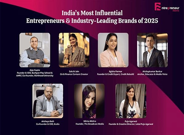 Business News | India's Most Influential Entrepreneurs & Industry-Leading Brands of 2025 by Entrepreneur News Magazine