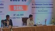 Business News | Jyotiraditya Scindia Reviews BSNL's Annual Strategy for 2025-26