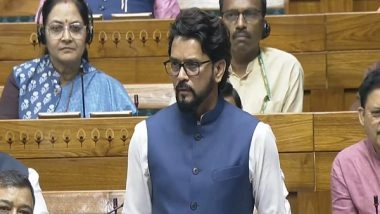India News | Op Sindoor Debate: Anurag Thakur Says India Fought on 'two and a Half Fronts', Calls Congress 'Rahul-occupied' in Lok Sabha