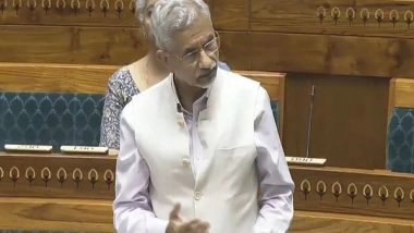 World News | Pakistan Crossed Our Red Lines, Was Important to Send Strong Message: Jaishankar in Lok Sabha During Op Sindoor Debate
