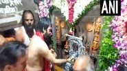 India News | Naga Panchami: Portals of Nagchandreshwar Mandir in Ujjain Open at Midnight, MP Minister Kailash Vijayvargiya Does Darshan