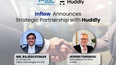 Business News | Inflow Announces Strategic Partnership with Huddly
