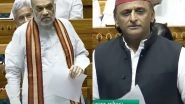 India News | Amit Shah, Akhilesh Yadav Exchange Barbs in Lok Sabha During Debate on 'Op Sindoor'