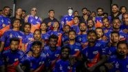 Business News | Cricketer Shreyas Iyer Unveils SoBo Mumbai Falcons Yoddhas Jersey and Flags Off 13 Player Contracts to Empower Emerging Talent