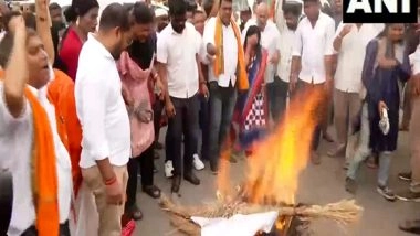 India News | Odisha: BJP Mahila and Yuva Morcha Workers Stage Protest Against BJD, Congress Leaders Arrested in Alleged Rape Cases