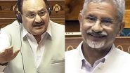 India News | Op Sindoor Debate: EAM Jaishankar and House Leader JP Nadda to Address Rajya Sabha Today