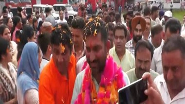 India News | J-K: Second Batch of Budha Amarnath Yatra Pilgrims Arrives in Poonch