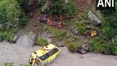 India News | J-K: Bus Carrying ITBP Jawans Falls into River; Rescue Op Underway