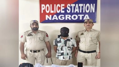 India News | J-K: Terror Associate Held at Nagrota, Three Pistols and Ammunition Recovered