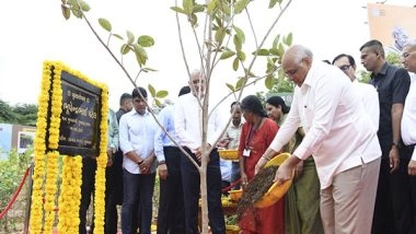 India News | Gujarat CM Initiates Tree Plantation Drive in Ahmedabad