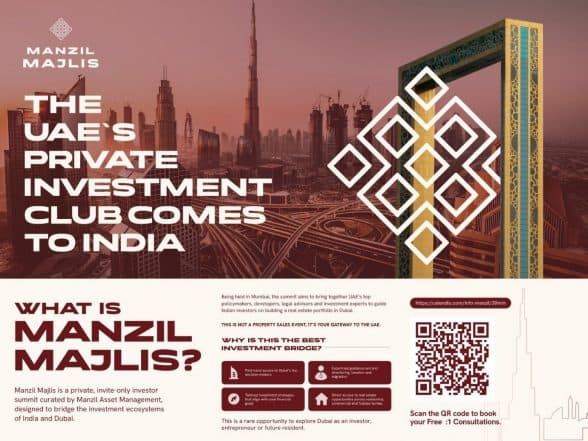 Business News | Manzil Majlis, a First-of-its-kind Private UAE Investment Summit to Be Held in Mumbai