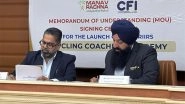 Sports News | Cycling Federation of India, Manav Rachna University Sign MoU to Empower Cycling, Sports Education