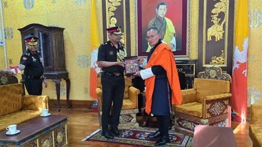 World News | DGBR Lt Gen Raghu Srinivasan Visits Bhutan to Review BRO Project DANTAK