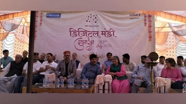 India News | India's First Digital Apple Market Launched by Adani Agri-Fresh in Himachal; Farmers Hail Transparent and Profitable Model