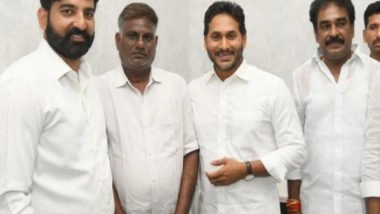 India News | Andhra: YSRCP Leader Lakshminarayana Meets YS Jagan Reddy