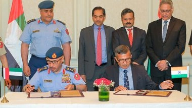 World News | India, UAE Pledge Stronger Defence Ties at 13th JDCC Meet; Ink MoU on Maritime Cooperation