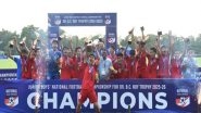 Sports News | Manipur Defeat West Bengal to Lift Dr. B.C. Roy Trophy for the Third Time