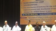 India News | Tripura CM Manik Saha Attends Blood Donation Camp at TMC Hospital in Agartala