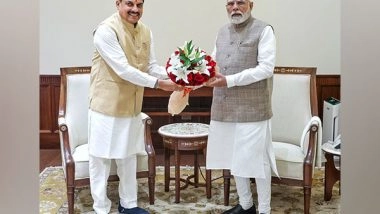 India News | Madhya Pradesh CM Mohan Yadav Meets PM Modi in Delhi