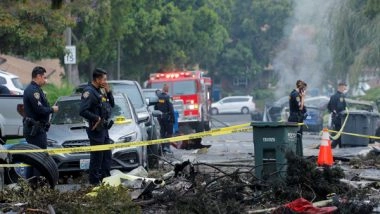 World News | US Navy Fighter Jet Crashes in California