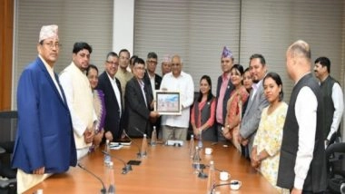 India News | Gujarat: 14 Young Nepalese MPs and Leaders from Eight Political Parties Pay Courtesy Visit to CM Bhupendra Patel