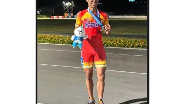 Sports News | Noida's Anish Raj Clinches Gold for India at 20th Asian Roller-Skating Championships