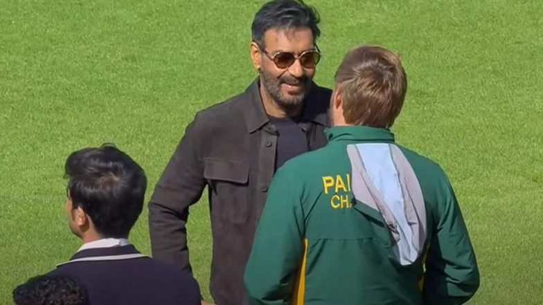 Here's Truth Behind Ajay Devgn Having Chat With Shahid Afridi After IND vs PAK WCL 2025 Called Off