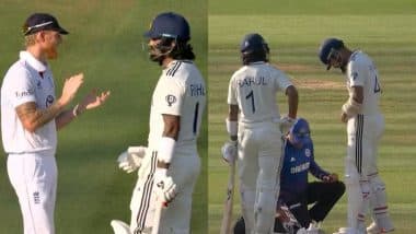 Ben Stokes Sarcastically Claps at KL Rahul After Akash Deep Receives On-Field Treatment From Physio As Drama Hits Day 4 of IND vs ENG 3rd Test 2025 (Watch Video)
