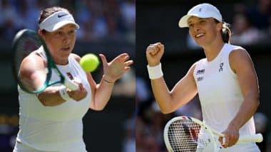 How To Watch Amanda Anisimova vs Iga Swiatek Wimbledon 2025 Live Streaming Online? Get Live TV Telecast Details of Women's Singles Final Tennis Grand Slam Match