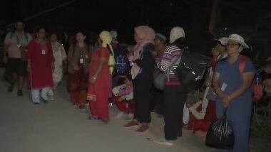 Amarnath Yatra 2025: Over 26,800 Perform Pilgrimage Yatra in 2 Days, Another Batch of 6,979 Leave for Jammu and Kashmir Amid Tight Security (Watch Video)
