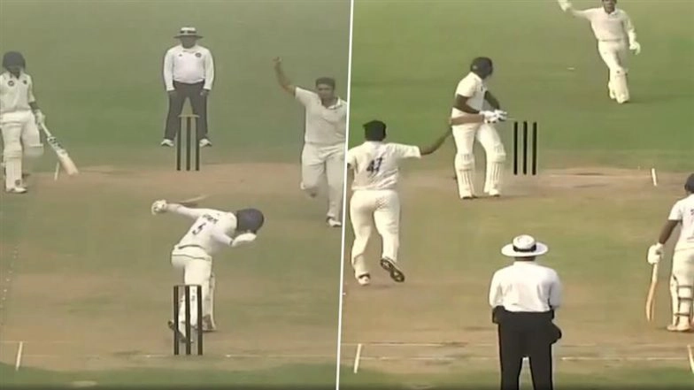 A Look When Anshul Kamboj Took All 10 Wickets in an Innings in Ranji Trophy As He Makes International Debut During IND vs ENG 4th Test 2025 (Watch Video)