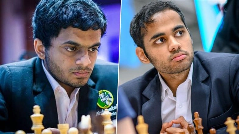 How To Watch Arjun Erigaisi vs Nihal Sarin Free Live Streaming Online? Get Free Telecast Details of Esports Chess World Cup 2025 Match on TV