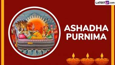 Ashadha Purnima 2025 Wishes and Images: Celebrate Guru Purnima With These WhatsApp Status Messages, Greetings, Quotes and HD Wallpapers on the Full Moon Day
