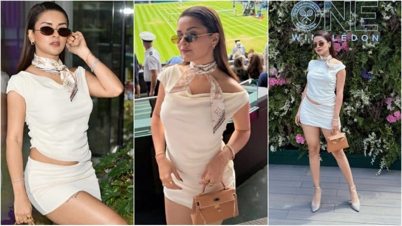Avneet Kaur Wimbledon 2025 Viral Pics: Indian Actress Serves Bold Glamour in Stunning Photo Dump