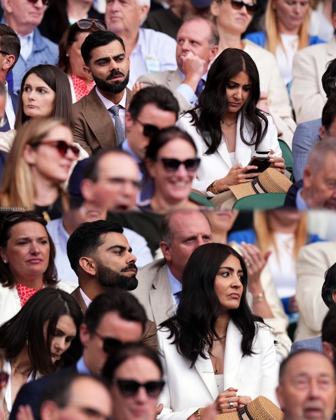 Her appearance overlapped with Kohli and Anushka’s match visit—fueling online chatter.