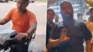 'You Are a Hindu. Aren't You Ashamed?': Bajrang Dal Leader Stops Blinkit Rider From Delivering Chicken to Customer in Ghaziabad, Allows Delivery After Customer Turns Out To Be Christian (Watch Video)