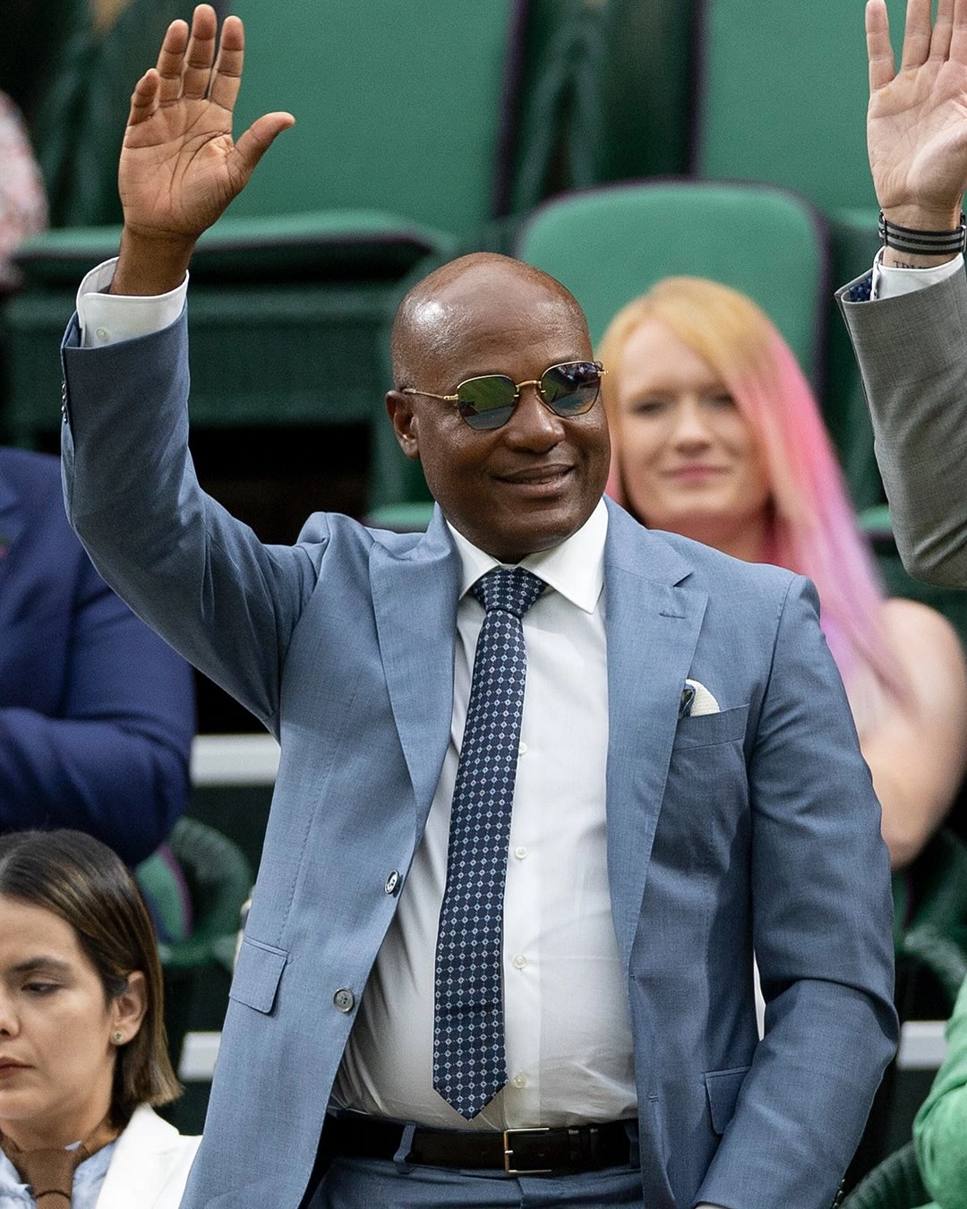 Brian Lara Seen at Wimbledon 2025 Among Global Sports Icons