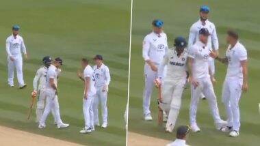 Ravindra Jadeja, Brydon Carse Get Engaged in Heated Argument As They Collide With Each Other During IND vs ENG 3rd Test 2025 (Watch Video)